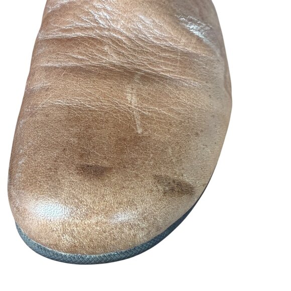 Rockport light brown leather mid calf side zip boots women's size 6M - Picture 8 of 11